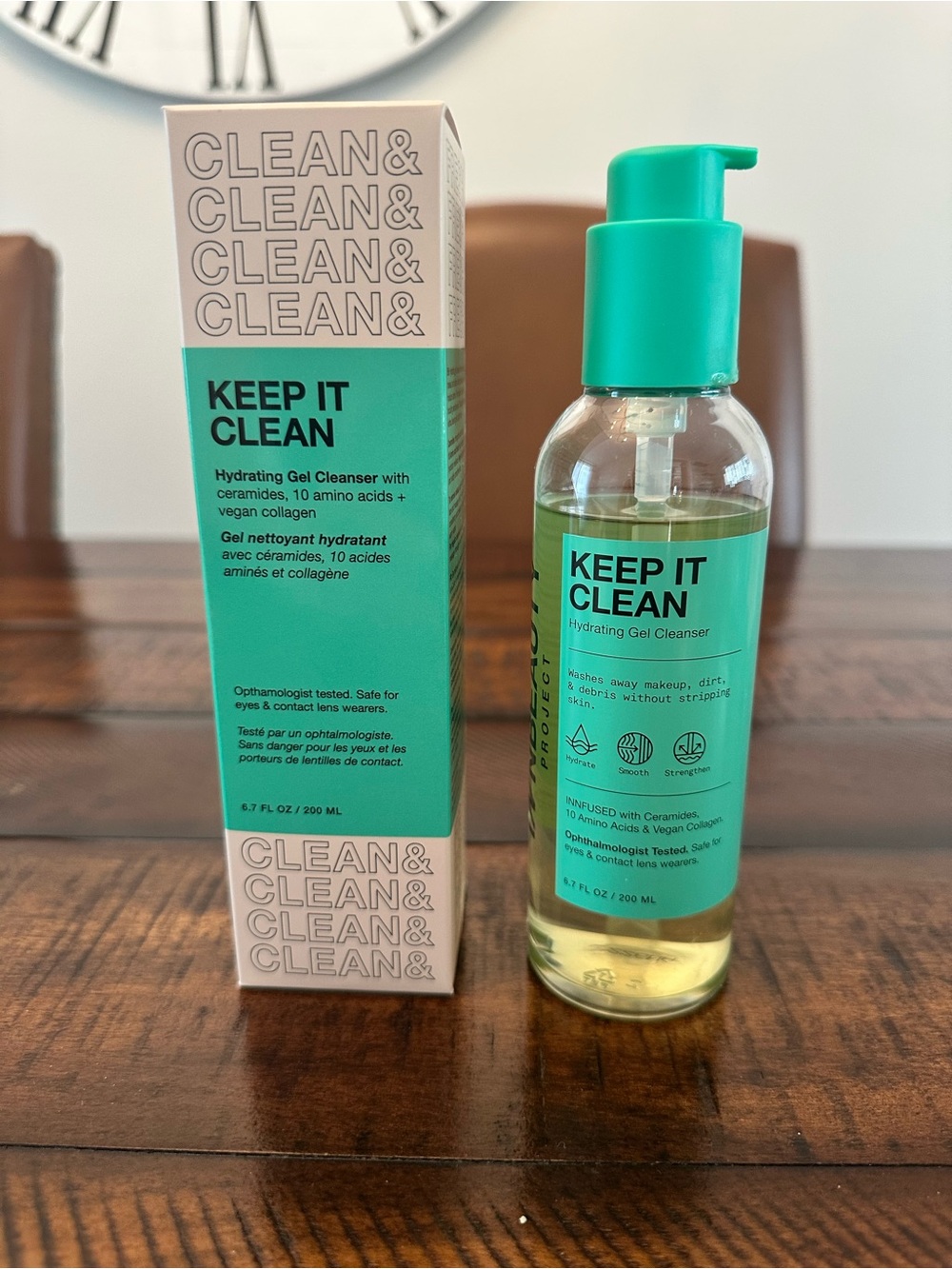 iNNBEAUTY Project Keep It Clean Hydrating Gel Cleanser Full Size 6.7oz NIB